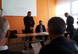 Spotkanie z PSP Żagań- kampania &quot;Czujka na straży twojego bezpieczeństwa”