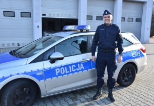 Nowy policjant Błażej Żygalski